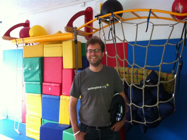 Björn aus dem Projekte & Organisationen Team bei der Arche