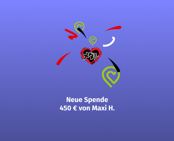 Spendenanimation
